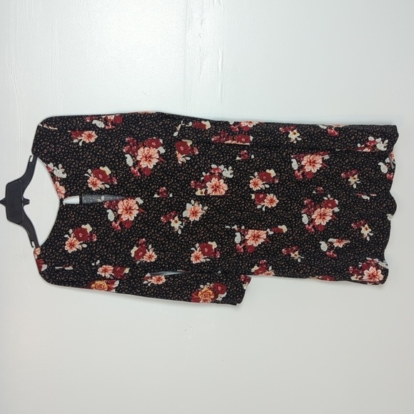 Torrid Floral Knee-Length Dress Size 1 - Picture 2 of 6
